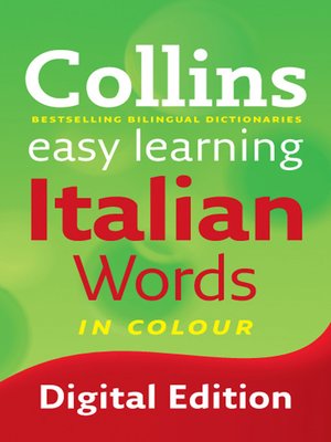 cover image of Collins Easy Learning Italian Words